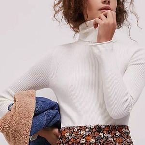 Maeve NWT Ribbed Parker Turtleneck Sweater